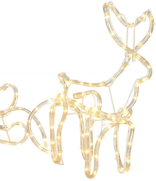 Світлова фігура Springos Олень з санями 144 LED 6 м (5907719465241) - зображення 4