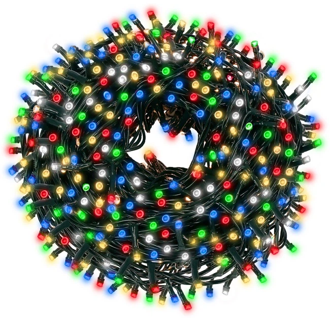Новорічна гірлянда Springos Flash 500 LED 40 м (5907719489834) - зображення 3