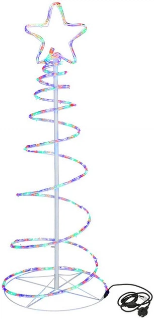 Ozdoba świetlna Springos choinka 192 LED 8 m (5907719422459) - obraz 2