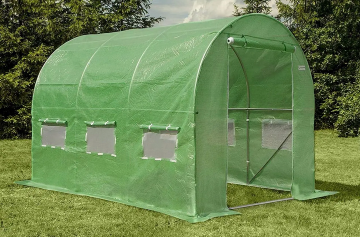 Теплица арочная с армированной пленкой 3×2×2 м, 6 м², садовый парник - Фото 7 Теплица арочная с армированной пленкой 3×2×2 м, 6 м², садовый парник - изображение 7