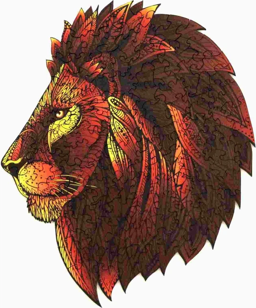 Дерев'яний пазл Eureka Лев 121 елемент (5425004736123) - зображення 2