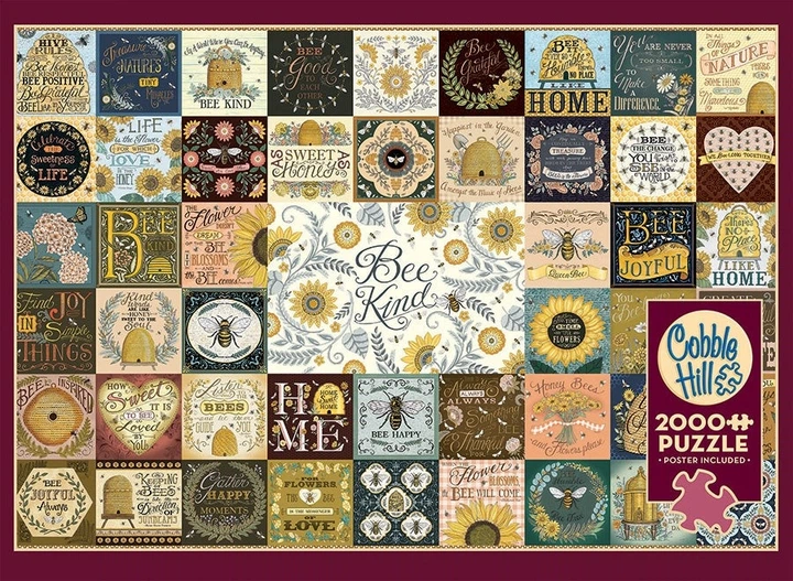 Пазл Cobble Hill Bee Kind 2000 елементів 113092 (625012490191) - зображення 2