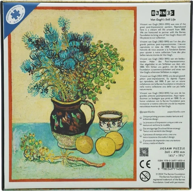 Puzzle Paperblanks Van Gogh's Still Life 500 elementów (9780349714004) - obraz 2