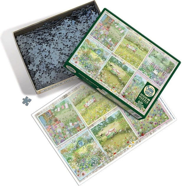 Puzzle Cobble Hill Pola kwiatów 1000 elementów 113601 (625012400138) - obraz 3