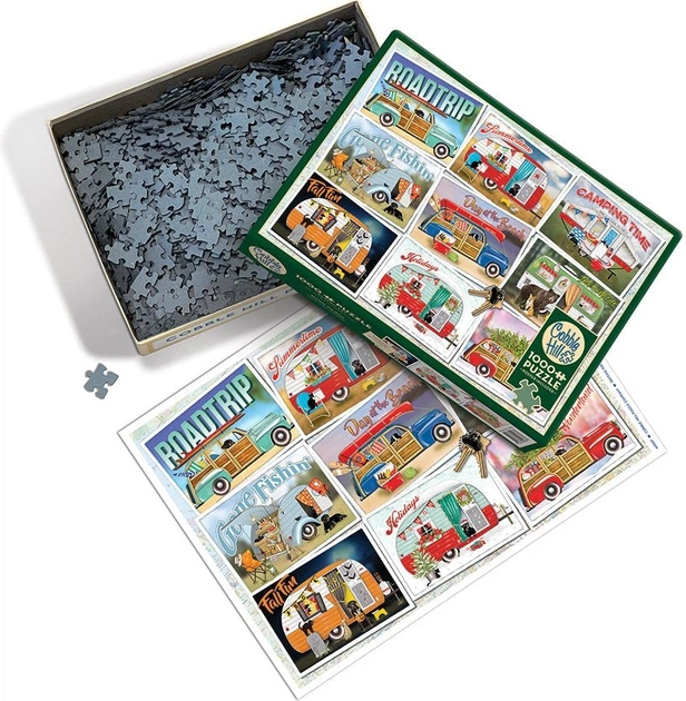 Puzzle Cobble Hill Ruszamy w drogę 1000 elementów 113016 (625012400671) - obraz 3
