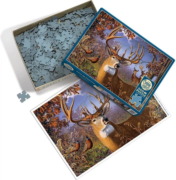Пазл Cobble Hill Гордий олень 500 елементів 113158 (625012450553) - зображення 3