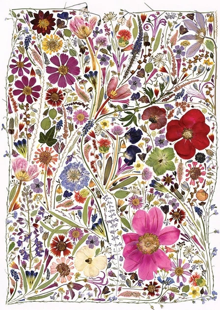 Puzzle Cobble Hill Prasowane kwiaty Wiosna 1000 elementów 113001 (625012402736) - obraz 2