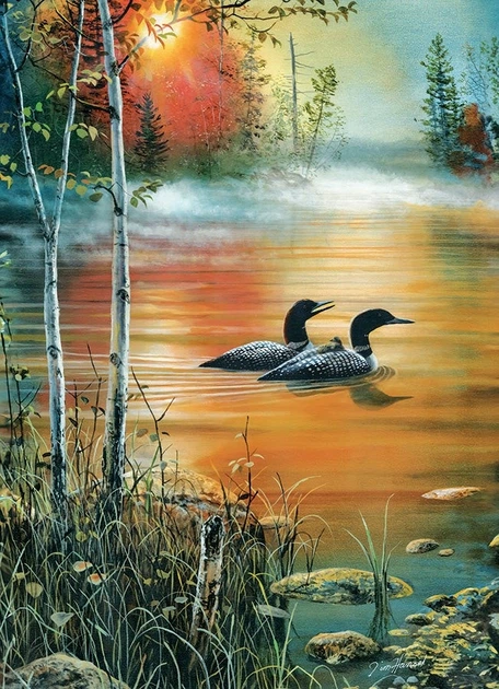 Puzzle Cobble Hill Spokój Porannej Mgły 1000 elementów 113054 (625012402927) - obraz 2