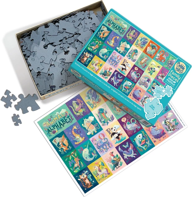Пазл Cobble Hill Тваринний алфавіт 350 елементів 113582 (625012470421) - зображення 3