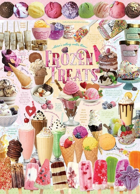 Пазл Cobble Hill Холодні солодощі 1000 елементів 112244 (625012401111) - зображення 2