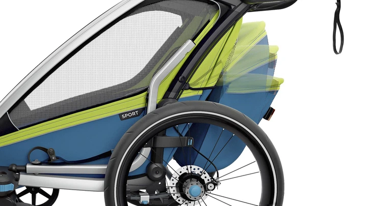 Дитяча коляска Thule Chariot Sport 2 (Chartreuse-Mykonos) (TH 10201004) - зображення 9