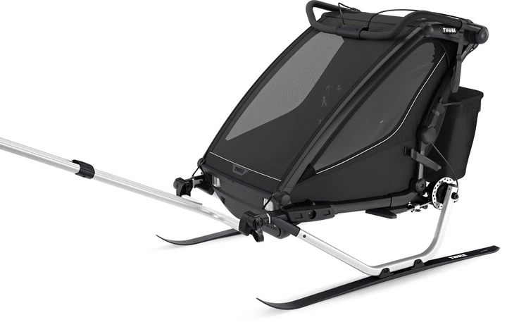 Коляска дитяча Thule Chariot Sport 2 Double (Black) 10201031 (TH 10201031) - зображення 6