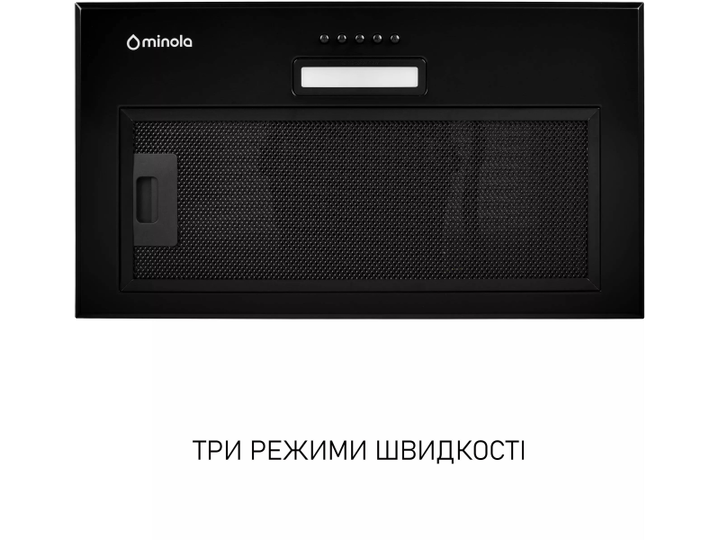Витяжка вбудована Minola HBI 5614 BLF 1000 LED - изображение 4