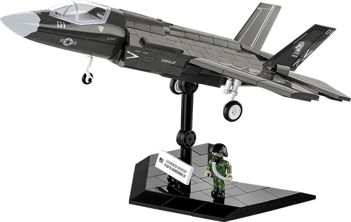 Klocki konstrukcyjne Cobi Armed Forces Myśliwiec F-35B Lightning II 614 elementów (5902251059125) - obraz 2