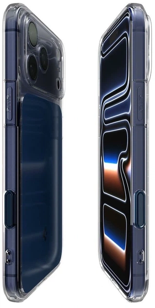 Панель Spigen Thin Fit MagSafe Case для Apple iPhone 17 Pro Clear Navy Blue (8800283316063) - зображення 5