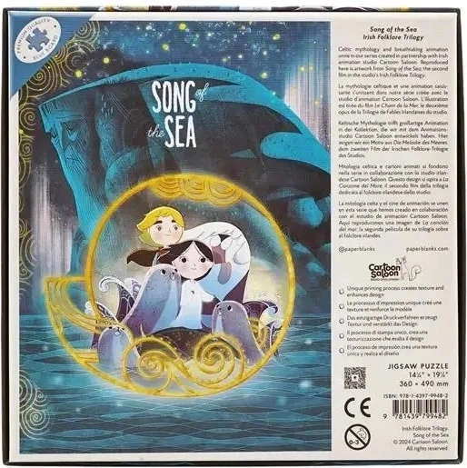 Пазл Paperblanks Пісня моря 500 елементів PA9948-2 (9781439799482) - зображення 3