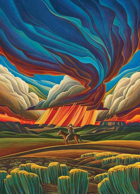 Пазл Cobble Hill Самотній ковбой 1000 елементів 113535 (625012403238) - зображення 3