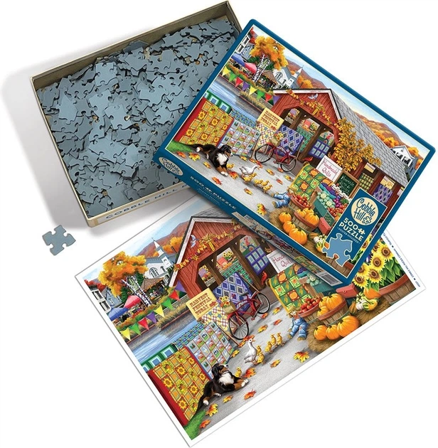 Пазл Cobble Hill Свято врожаю 500 елементів 113145 (625012450270) - зображення 3