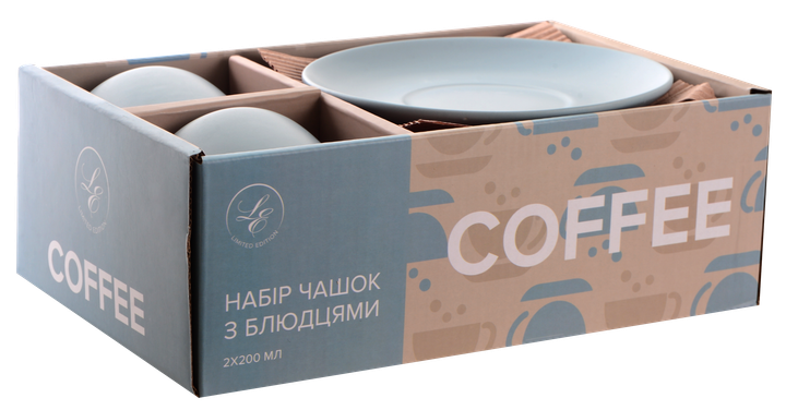 Набір чашок Limited Edition Coffee RX-N24704 - Фото 2 Набір чашок Limited Edition Coffee RX-N24704 - зображення 2