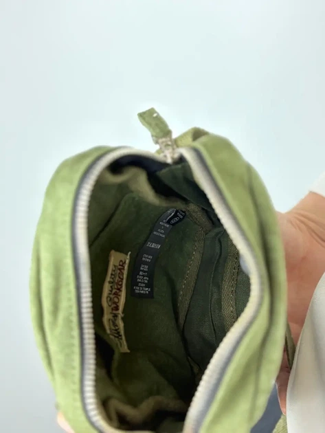 Сумка через плече Stussy Washed у кольорі хакі. - зображення 4