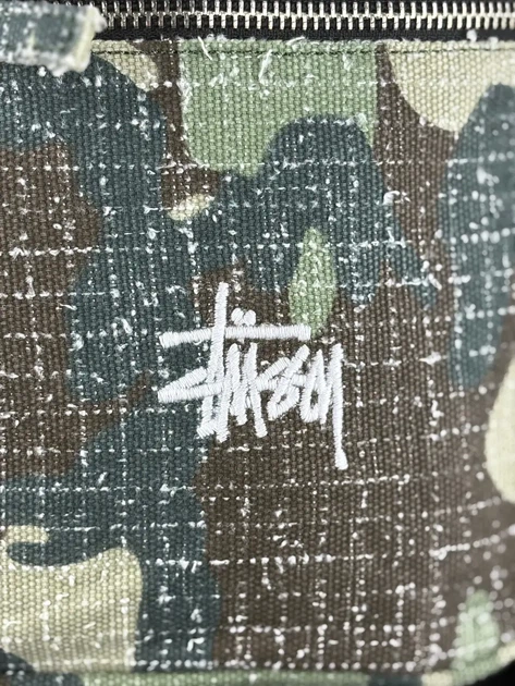 Сумка через плече Stussy Washed у камуфляжному кольорі. - зображення 4