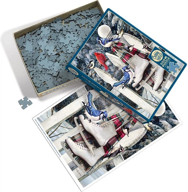 Пазл Cobble Hill Ходімо на ковзани 500 елементів 112269 (625012450713) - зображення 3