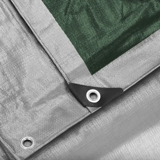 Брезент Springos 6 x 4 м 130 г/м2 Сірий (GA2183) - зображення 2