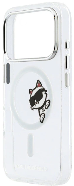 Чохол Karl Lagerfeld IML Peekaboo MagSafe для Apple iPhone 17 Pro Transparent (3666339607012) - зображення 5