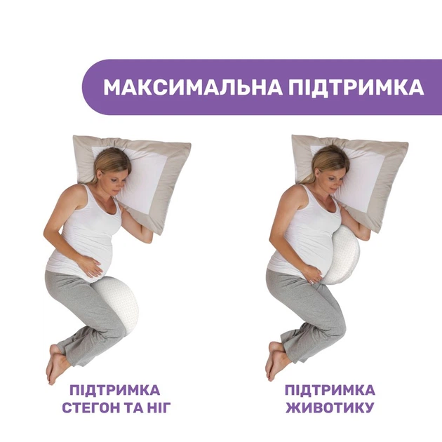 Подушка для вагітних Chicco Boppy Wedge молочна - Фото 2 Подушка для вагітних Chicco Boppy Wedge молочна - зображення 2