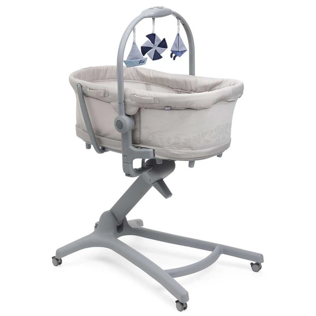 Кроватка-стульчик 5 в 1 Chicco Baby Hug Pro, бежевая - Фото 1 Кроватка-стульчик 5 в 1 Chicco Baby Hug Pro, бежевая - изображение 1