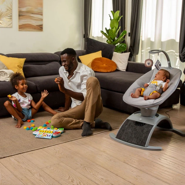 Заколисуючий центр Chicco Comfy Wave, сірий - Фото 5 Заколисуючий центр Chicco Comfy Wave, сірий - зображення 5