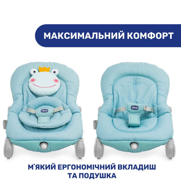 Кресло-качели Chicco Balloon, бирюзовое - изображение 3