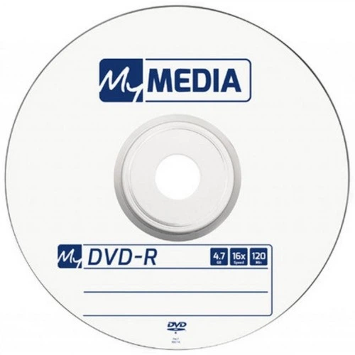 Диск DVD MyMedia DVD-R 4.7GB 16X Wrap MATT SILVER 50шт (69200) MyMedia 69200 913124 - Фото 3 Диск DVD MyMedia DVD-R 4.7GB 16X Wrap MATT SILVER 50шт (69200) MyMedia 69200 913124 - изображение 3