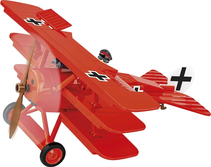 Klocki konstrukcyjne Cobi Historical Collection Fokker Dr.1 Czerwony Baron 221 element (5902251029968) - obraz 2