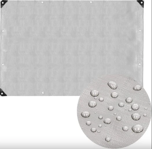 Брезент Springos 6 x 8 м 260 г/м2 Сірий (GA2186) - зображення 6