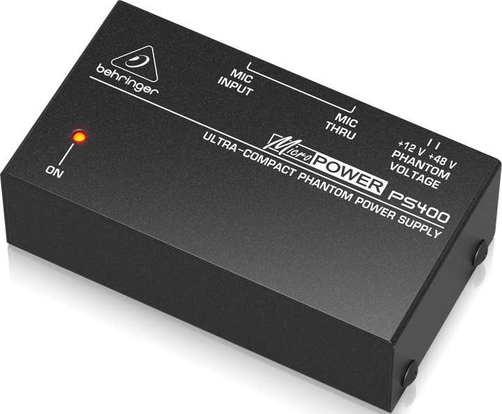 Zasilacz Behringer MICROPOWER PS400 Ultra-Compact Phantom Power Supply (4033653011013) - obraz 2