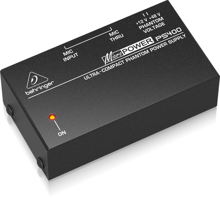 Zasilacz Behringer MICROPOWER PS400 Ultra-Compact Phantom Power Supply (4033653011013) - obraz 4