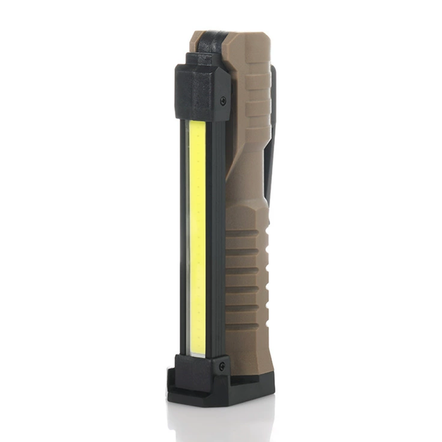 Акумуляторний поліцейський ліхтарик з магнітом від USB 5 режимів LIGHT L08-1 Коричневий ( см1168901 ) - зображення 4