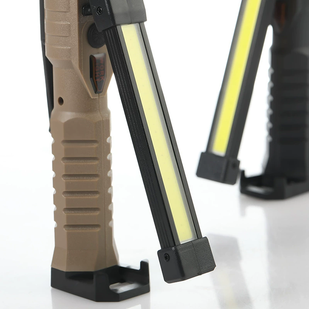 Акумуляторний поліцейський ліхтарик з магнітом від USB 5 режимів LIGHT L08-1 Коричневий ( см1168901 ) - зображення 7