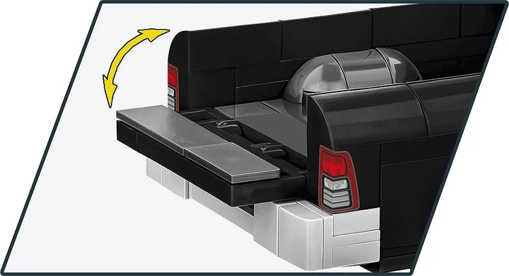 Klocki konstrukcyjne Cobi 24608 Dodge RAM 1500 Police 203 elementy (5902251246082) - obraz 3