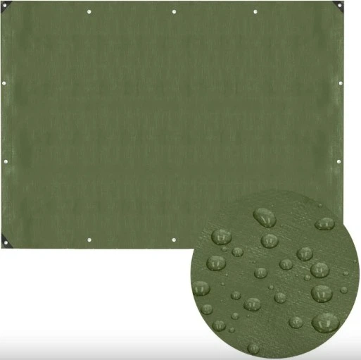 Брезент Springos 5 x 4 м 100 г/м2 Зелений (GA2182) - зображення 6