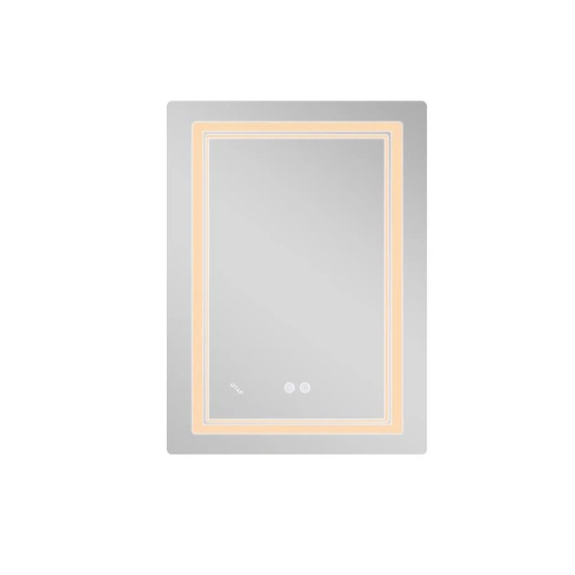 Зеркало Qtap Cardinal 600х800 LED подсветка Touch антизапотевания для ванной комнаты с димером (601309) - изображение 4