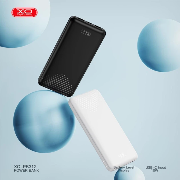 УМБ XO PB312 10000 mAh 10.5W White (XO-PB312-WH) - изображение 7