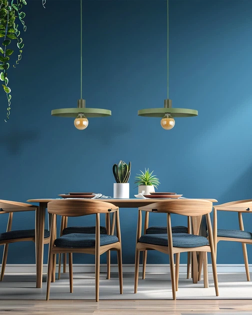 Підвісний світильник, люстра TK Lighting 10762 Sila E27 1x15W IP20 зелений - зображення 2