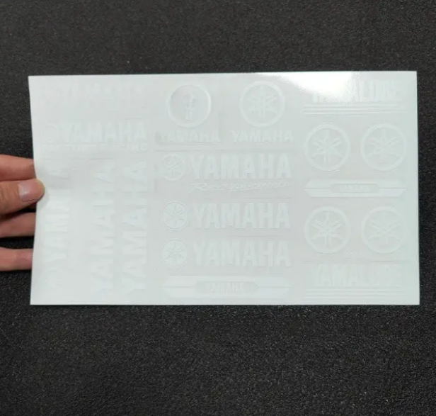 Набор наклеек YAMAHA FACTORY RACING - Полный стекерпак (25x20 см) - изображение 5