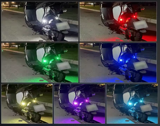 Світлодіодний RGB Маячок — Стробоскоп з акумулятором та USB - зображення 4