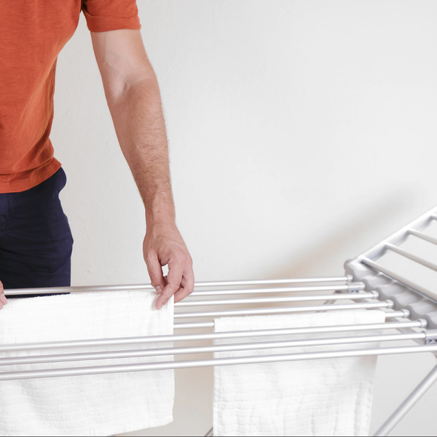 Электрическая сушилка для белья напольная Clothes Dry 230W с обогревом боковых крыльев Rainberg PRO 148х54х73 (RA-0149) - изображение 3
