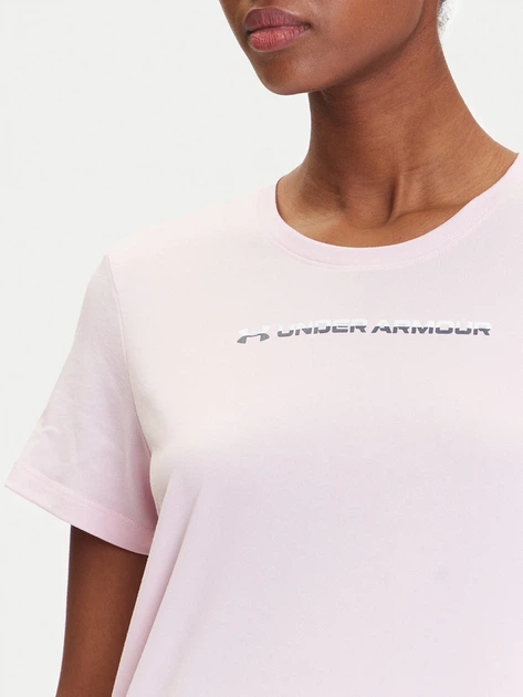 Спортивная футболка для фитнеса женская Under Armour Ua Tech Pth Graphic Ssc 1389726-647 S Розовая (197779650144) - Фото 6 Спортивная футболка для фитнеса женская Under Armour Ua Tech Pth Graphic Ssc 1389726-647 S Розовая (197779650144) - изображение 6