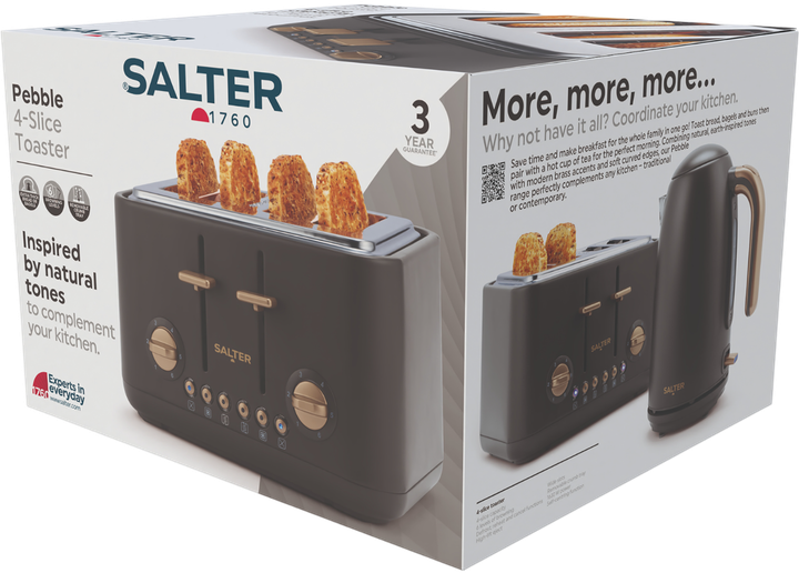 Toster SALTER Pebble EK5823CBVDE - obraz 5