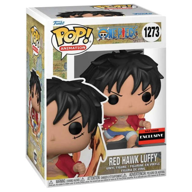 Фігурка Фанко Червоний Яструб Луффі Ван-Піс №1273 One Piece Red Hawk Luffy Exclusive Funko 62701 - Фото 1 Фігурка Фанко Червоний Яструб Луффі Ван-Піс №1273 One Piece Red Hawk Luffy Exclusive Funko 62701 - зображення 1